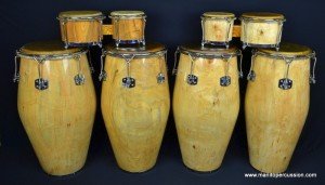 Maple Congas with bongos