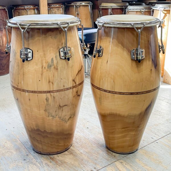 Spalted Poplar Solid Shell Quinto Tumba Set