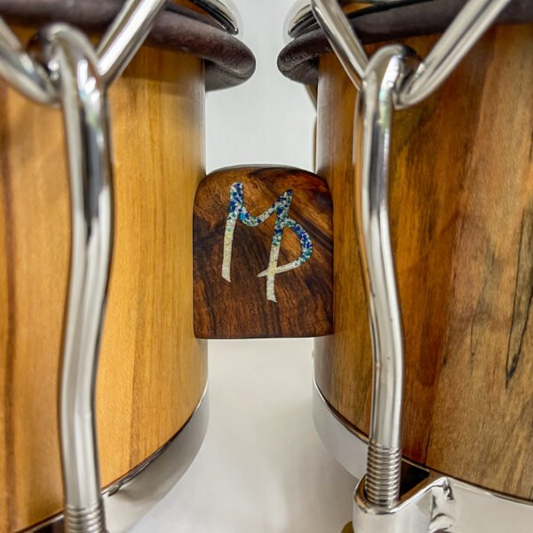 Spalted Rock Maple Bongos - Image 5